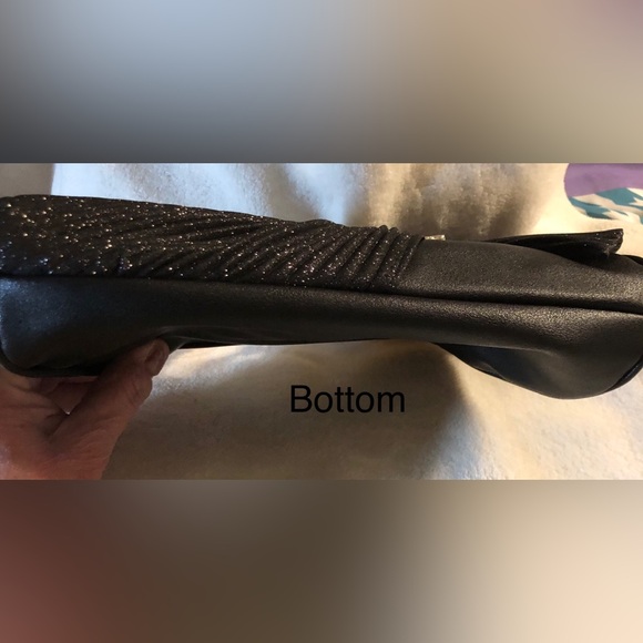 Glamorous Black Crossbody Bag with Crystal Accents - Picture 13 of 15